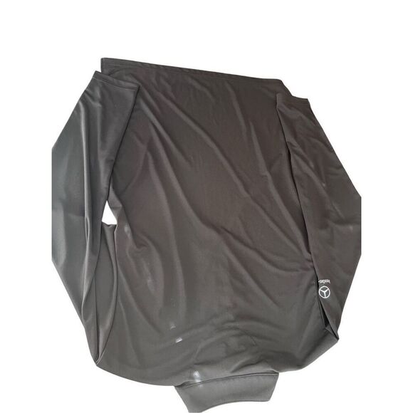 Eversole Run Black Performance 1/4 Zip Pullover Mercedes Benz embroidered Size L - Picture 3 of 6